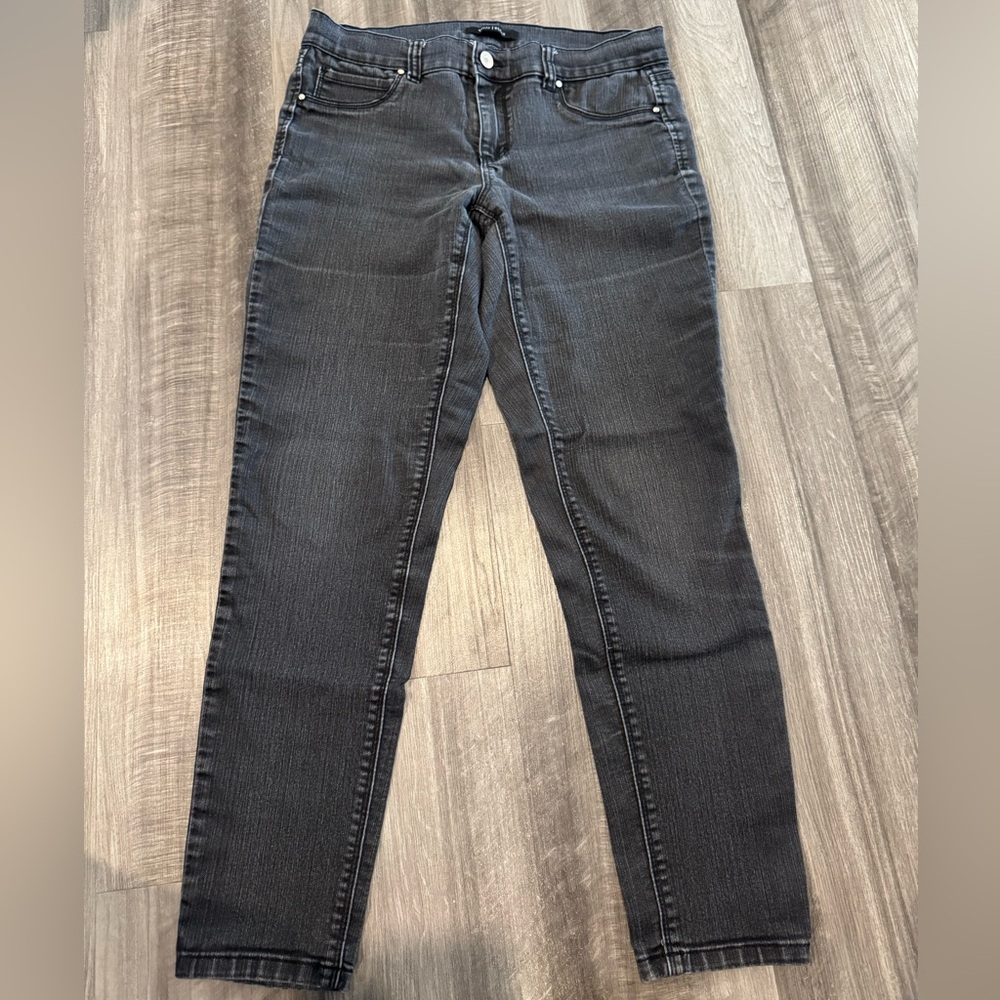 Women's WHBM Black Jeans - Size Regular Medium